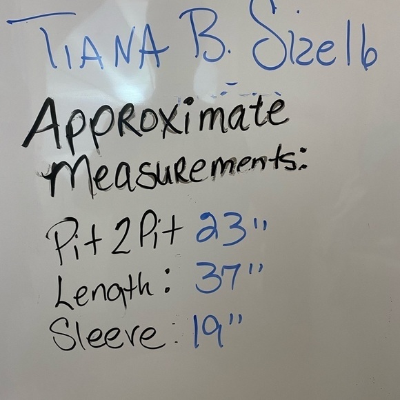 Tiana B size 16 elegant‎ black 3/4 sleeve dress with sequin trim stretch comfy - Picture 10 of 10